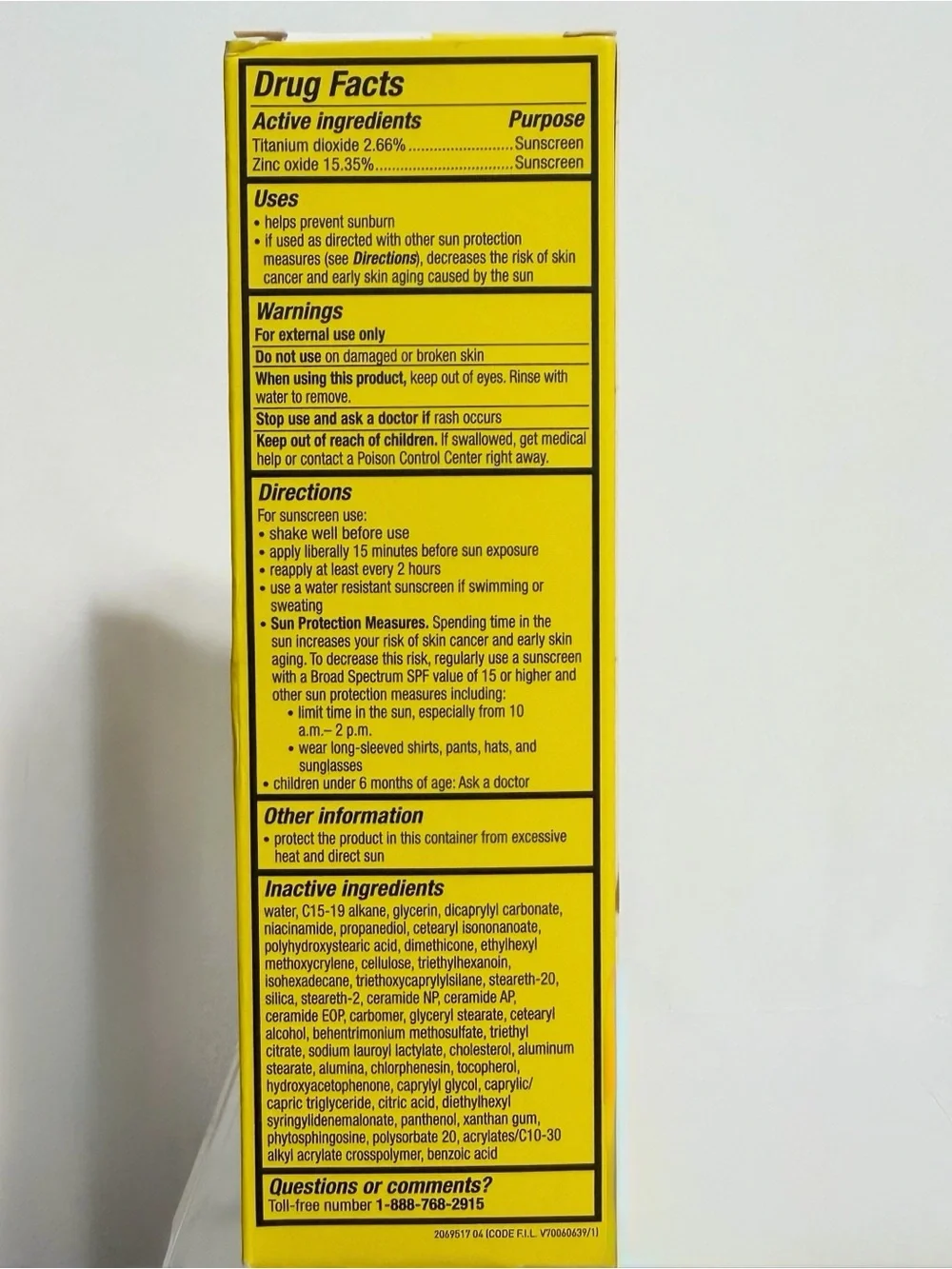 CeraVe Invisible Mineral Sunscreen SPF 50, Face Sunscreen w/ Ceramides ~ NIB
